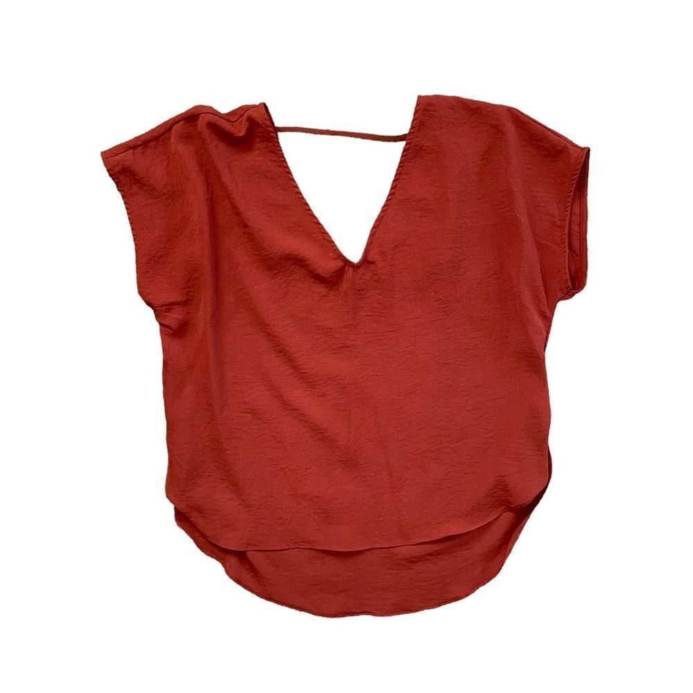 ALICE BLUE STITCH FIX Orange Blouse Size XS